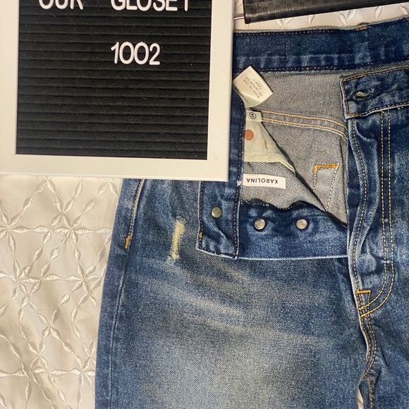 GRLFRND Jeans : Denims: The Karolina : Buttoned : High Waist : Skinny Legs - Picture 4 of 5